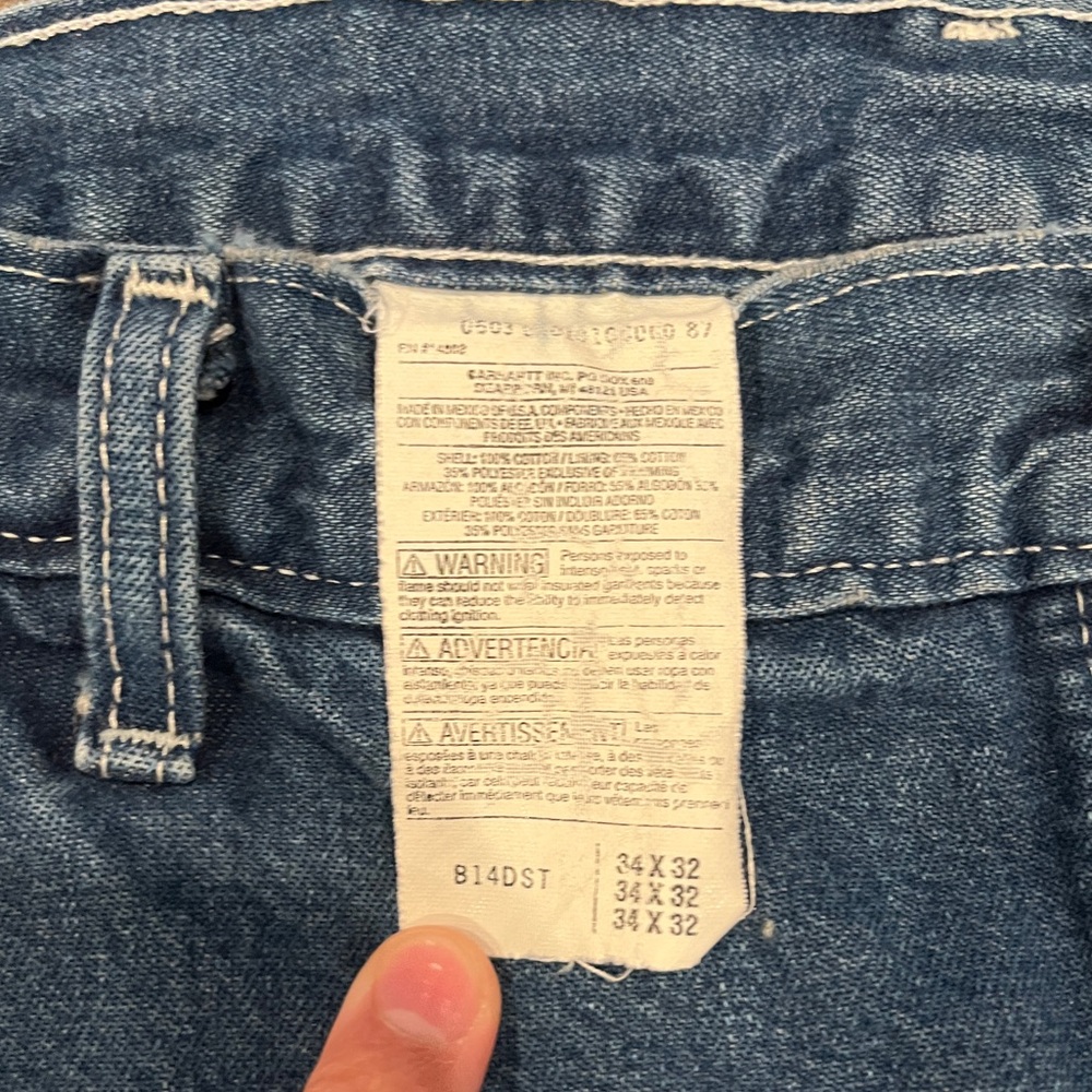 carhartt flannel lined pants - Picture 4 of 4